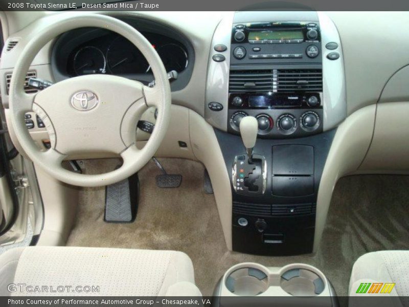 Desert Sand Mica / Taupe 2008 Toyota Sienna LE