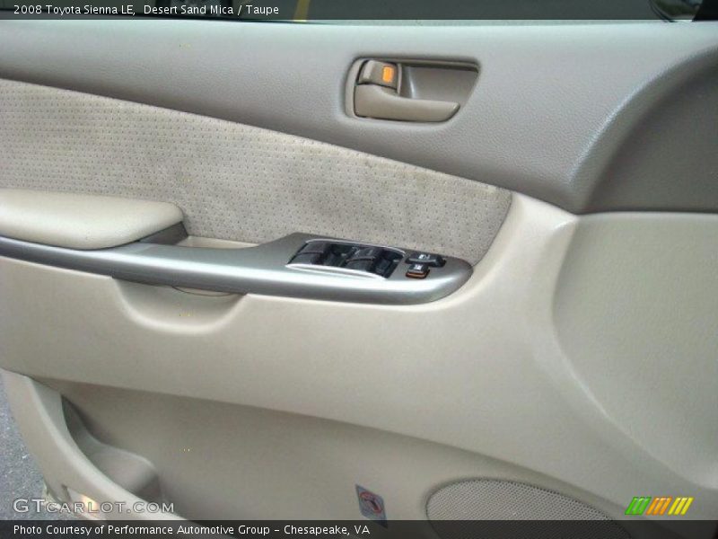 Desert Sand Mica / Taupe 2008 Toyota Sienna LE