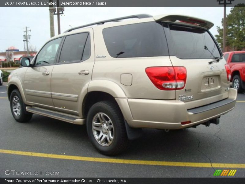 Desert Sand Mica / Taupe 2007 Toyota Sequoia Limited