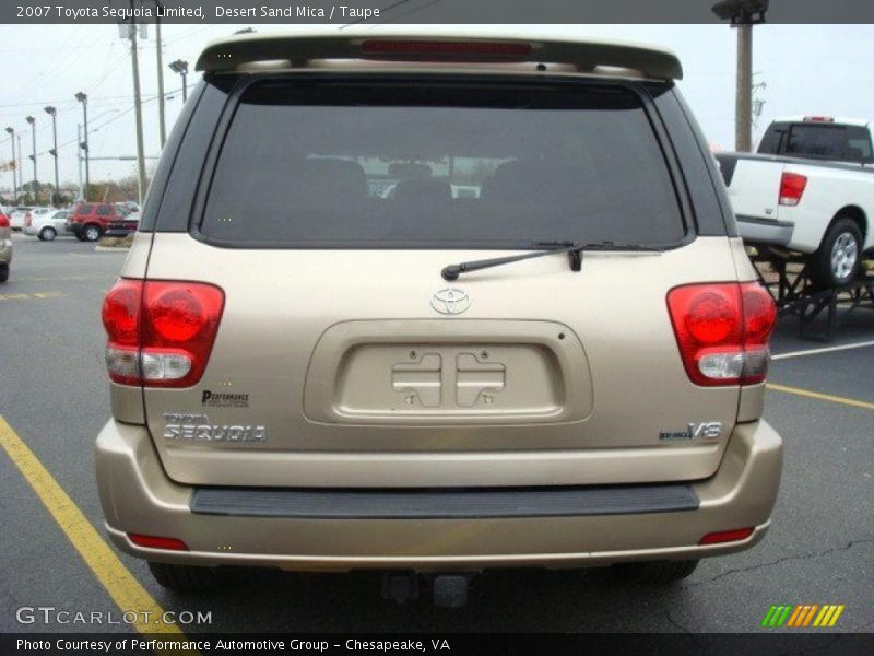 Desert Sand Mica / Taupe 2007 Toyota Sequoia Limited