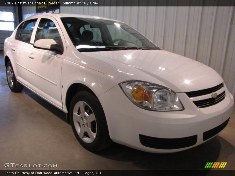 Summit White / Gray 2007 Chevrolet Cobalt LT Sedan