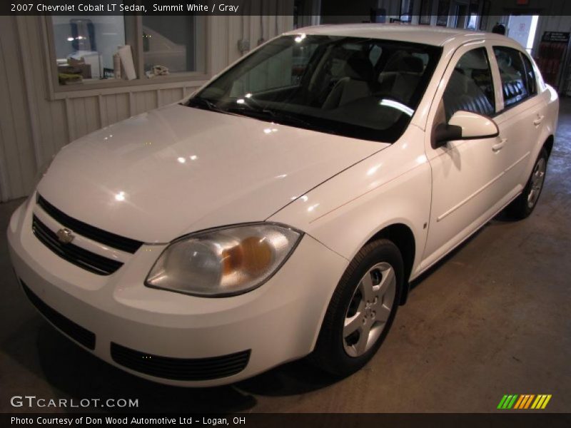 Summit White / Gray 2007 Chevrolet Cobalt LT Sedan