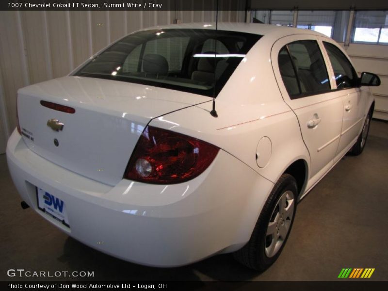 Summit White / Gray 2007 Chevrolet Cobalt LT Sedan