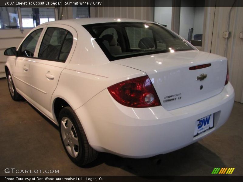 Summit White / Gray 2007 Chevrolet Cobalt LT Sedan