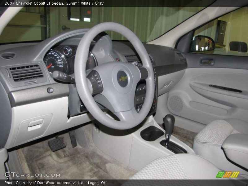 Summit White / Gray 2007 Chevrolet Cobalt LT Sedan