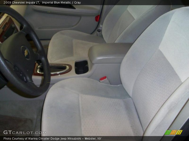 Imperial Blue Metallic / Gray 2009 Chevrolet Impala LT