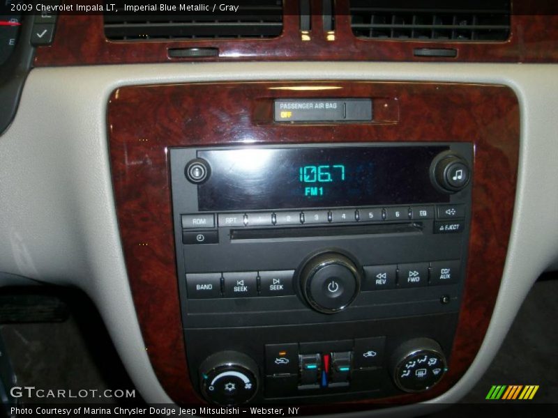 Imperial Blue Metallic / Gray 2009 Chevrolet Impala LT