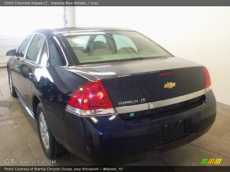 Imperial Blue Metallic / Gray 2009 Chevrolet Impala LT