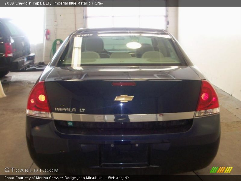 Imperial Blue Metallic / Gray 2009 Chevrolet Impala LT