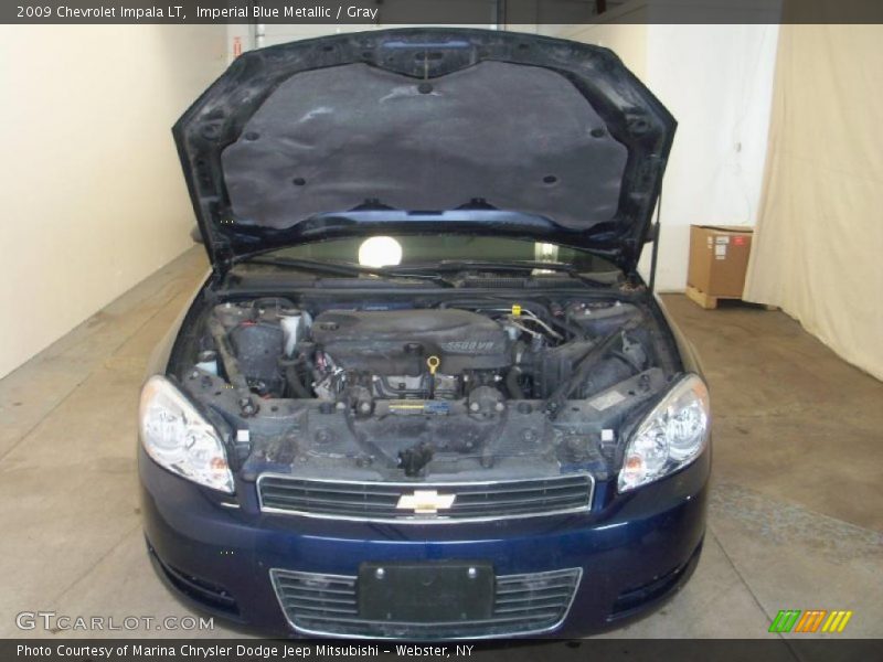 Imperial Blue Metallic / Gray 2009 Chevrolet Impala LT