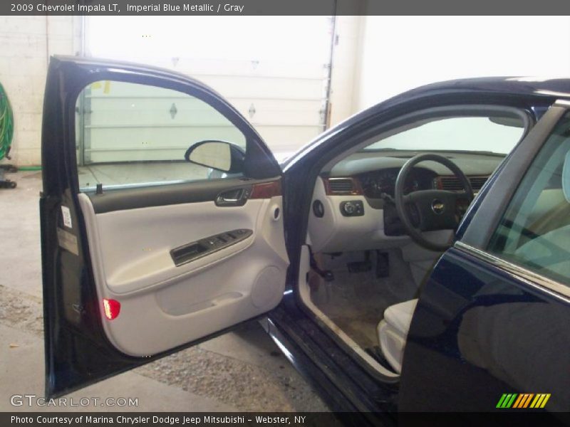 Imperial Blue Metallic / Gray 2009 Chevrolet Impala LT