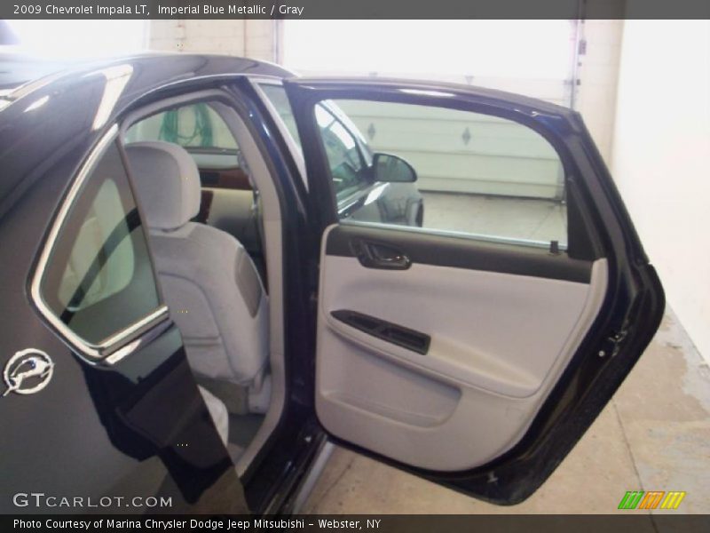 Imperial Blue Metallic / Gray 2009 Chevrolet Impala LT