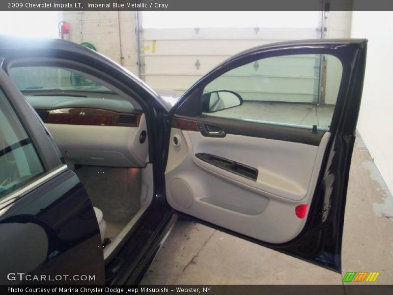 Imperial Blue Metallic / Gray 2009 Chevrolet Impala LT