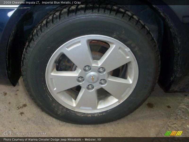 Imperial Blue Metallic / Gray 2009 Chevrolet Impala LT