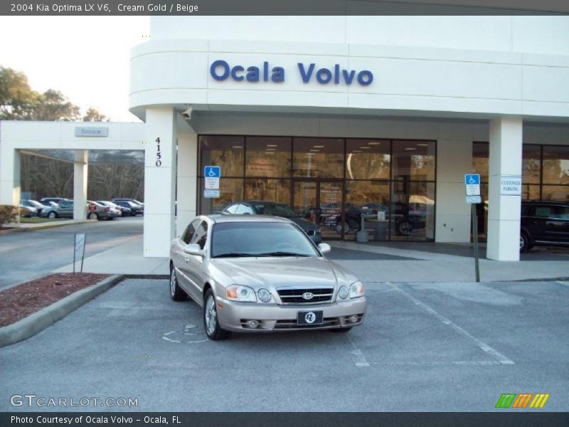 Cream Gold / Beige 2004 Kia Optima LX V6