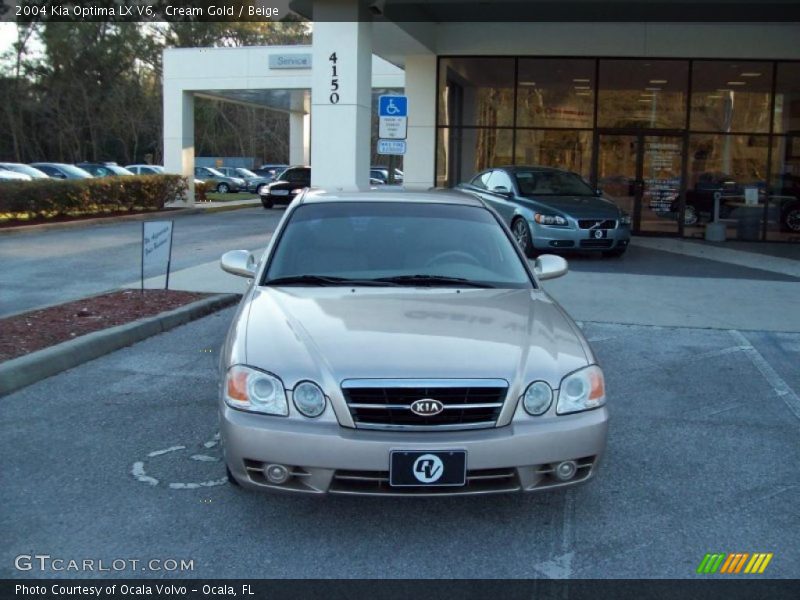 Cream Gold / Beige 2004 Kia Optima LX V6