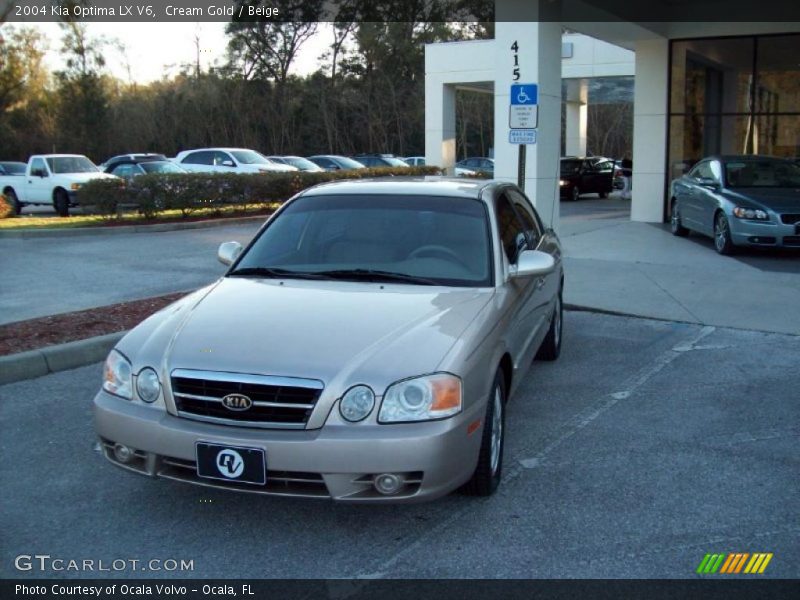 Cream Gold / Beige 2004 Kia Optima LX V6