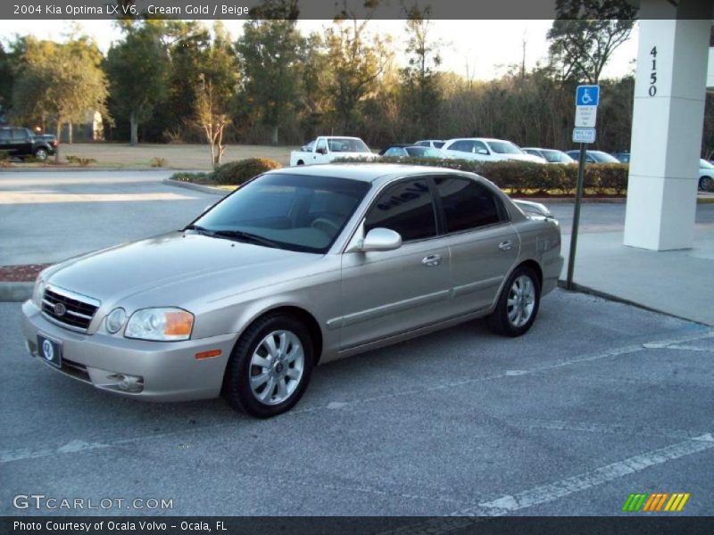 Cream Gold / Beige 2004 Kia Optima LX V6