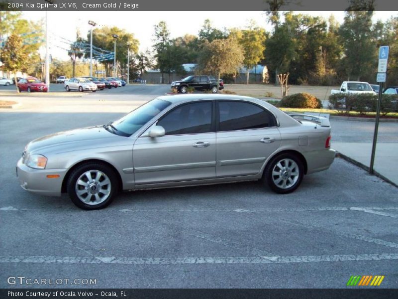 Cream Gold / Beige 2004 Kia Optima LX V6