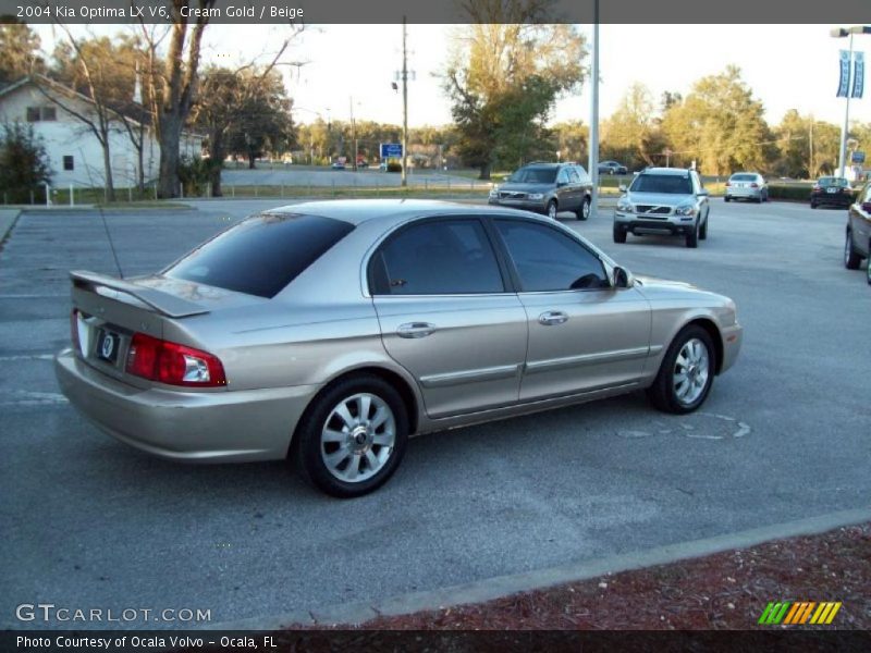 Cream Gold / Beige 2004 Kia Optima LX V6