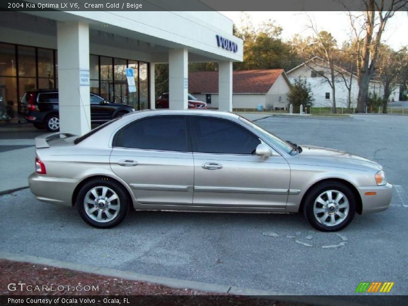 Cream Gold / Beige 2004 Kia Optima LX V6