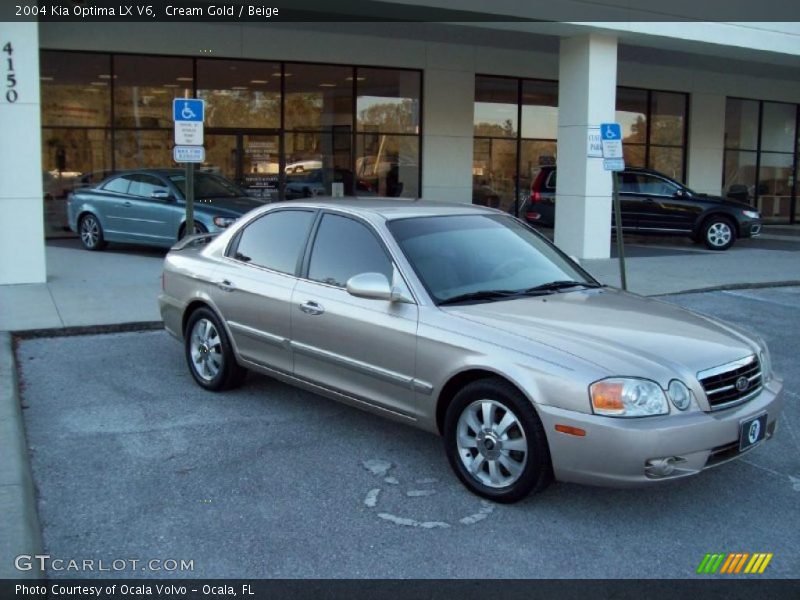 Cream Gold / Beige 2004 Kia Optima LX V6
