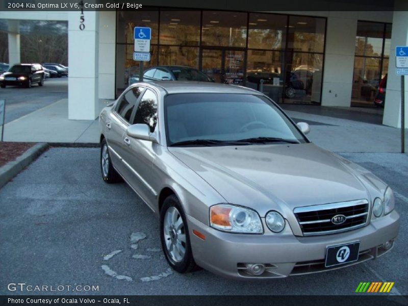 Cream Gold / Beige 2004 Kia Optima LX V6