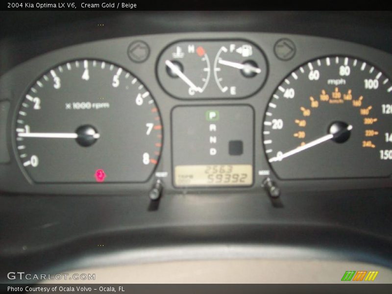 Cream Gold / Beige 2004 Kia Optima LX V6