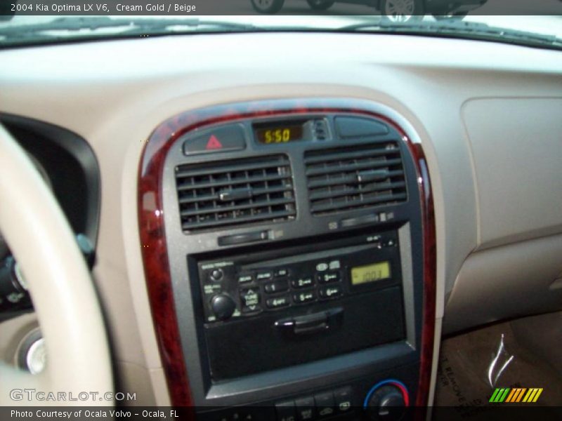 Cream Gold / Beige 2004 Kia Optima LX V6