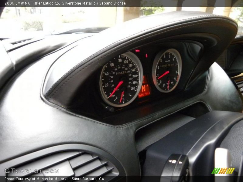Silverstone Metallic / Sepang Bronze 2006 BMW M6 Fisker Latigo CS