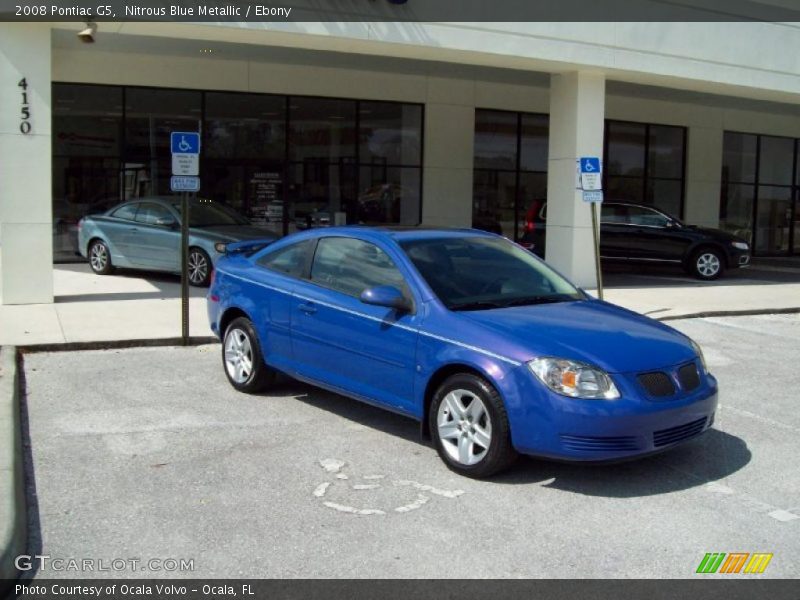 Nitrous Blue Metallic / Ebony 2008 Pontiac G5