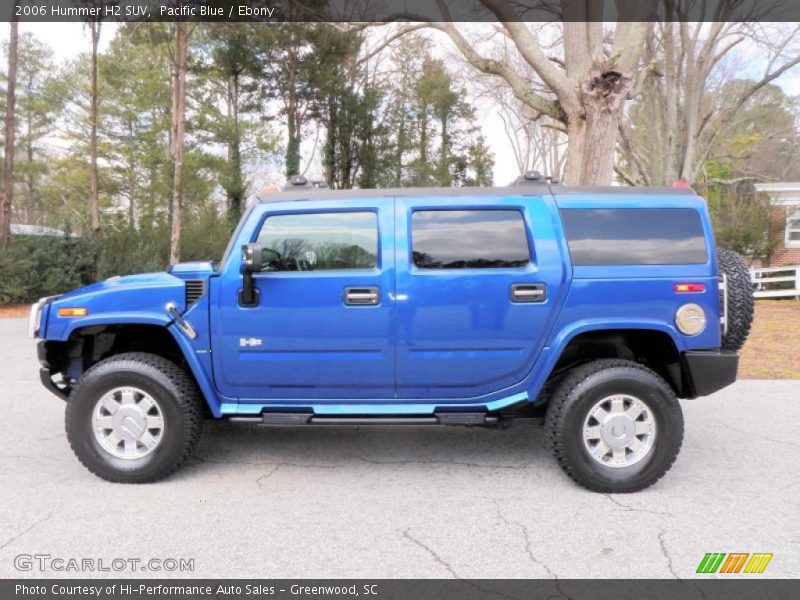 Pacific Blue / Ebony 2006 Hummer H2 SUV
