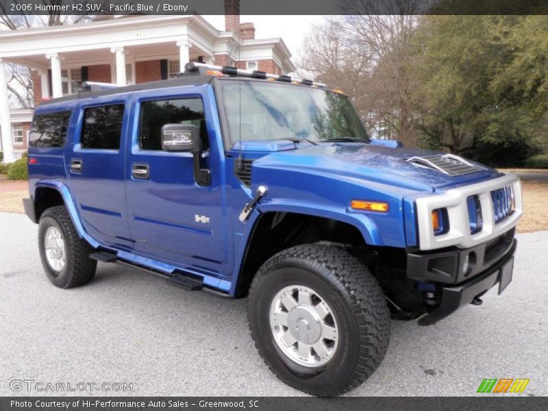 Pacific Blue / Ebony 2006 Hummer H2 SUV
