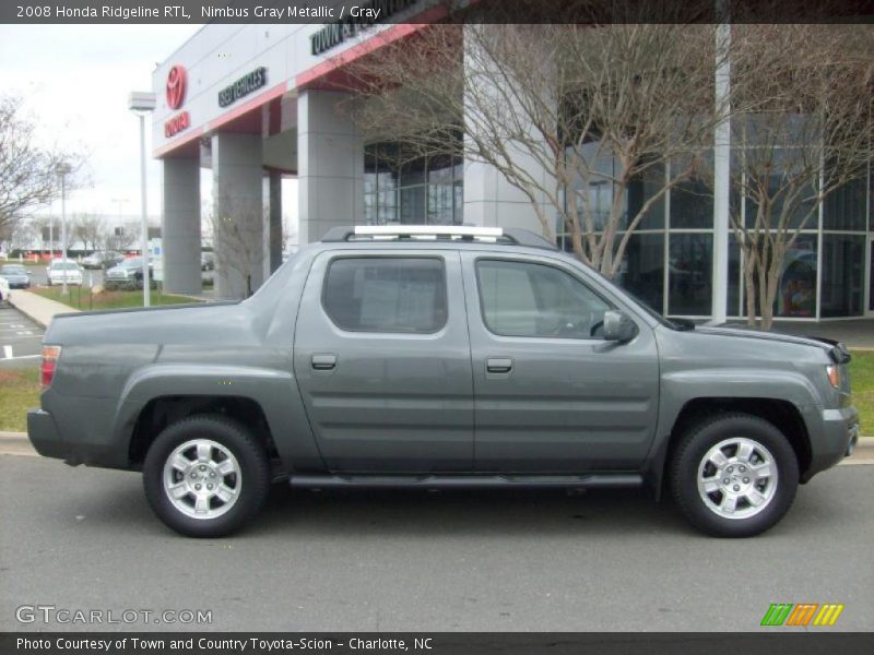 Nimbus Gray Metallic / Gray 2008 Honda Ridgeline RTL
