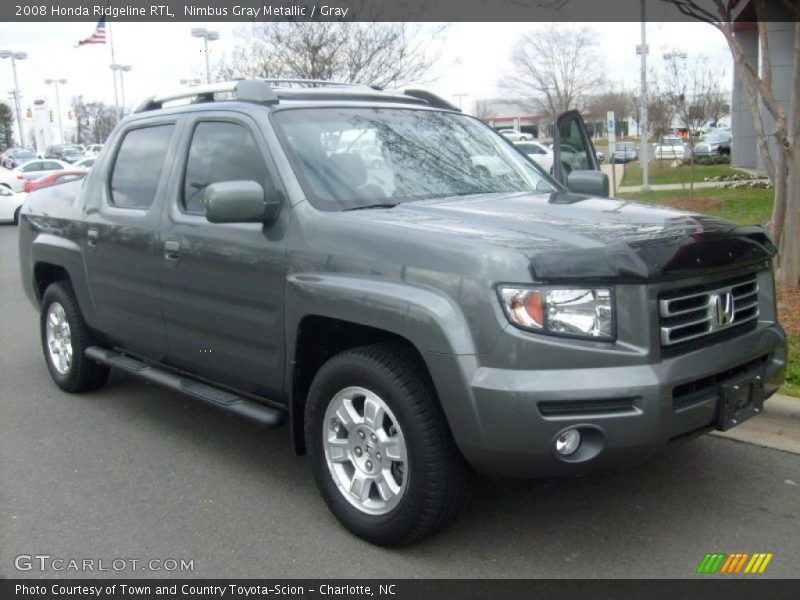 Nimbus Gray Metallic / Gray 2008 Honda Ridgeline RTL