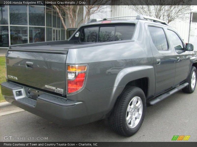 Nimbus Gray Metallic / Gray 2008 Honda Ridgeline RTL
