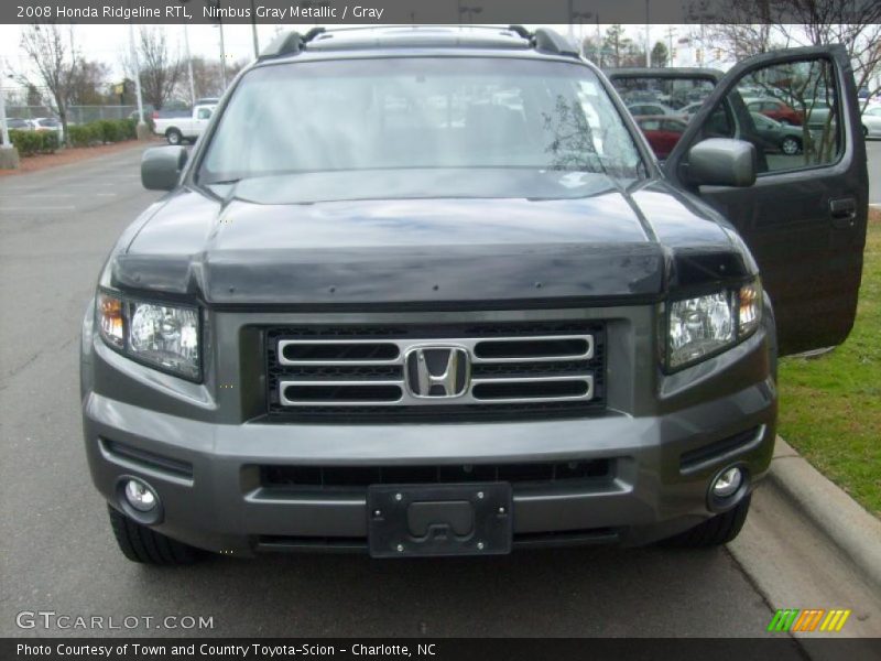 Nimbus Gray Metallic / Gray 2008 Honda Ridgeline RTL