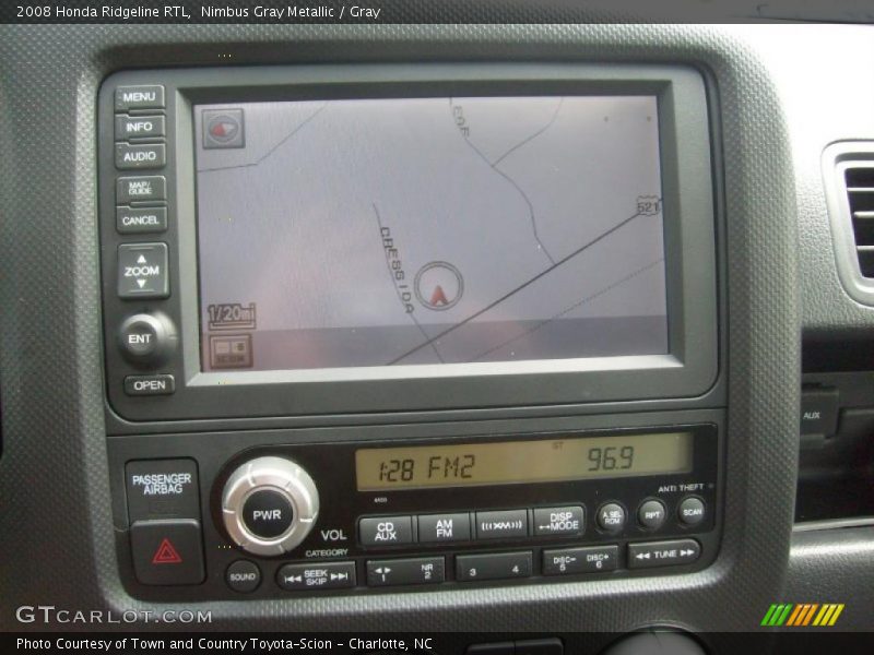 Nimbus Gray Metallic / Gray 2008 Honda Ridgeline RTL