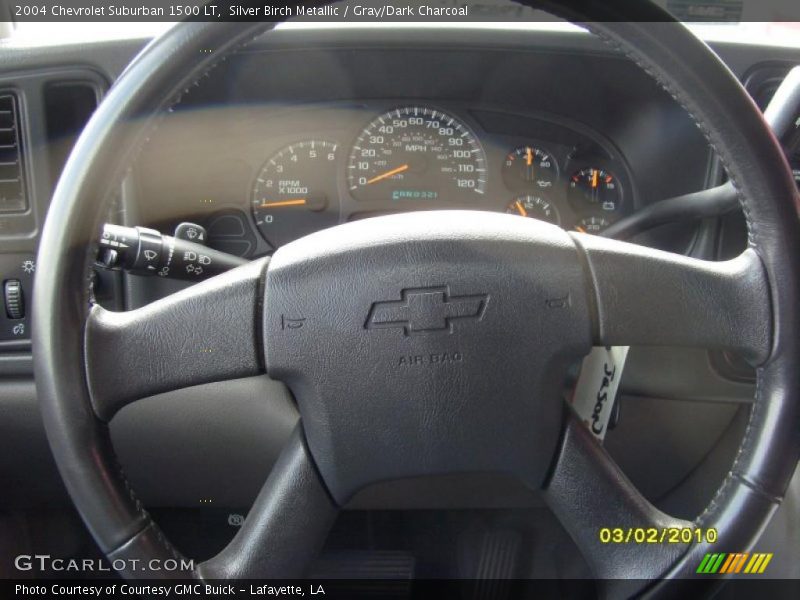 Silver Birch Metallic / Gray/Dark Charcoal 2004 Chevrolet Suburban 1500 LT