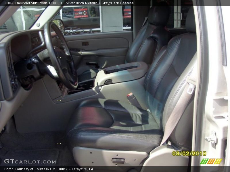 Silver Birch Metallic / Gray/Dark Charcoal 2004 Chevrolet Suburban 1500 LT