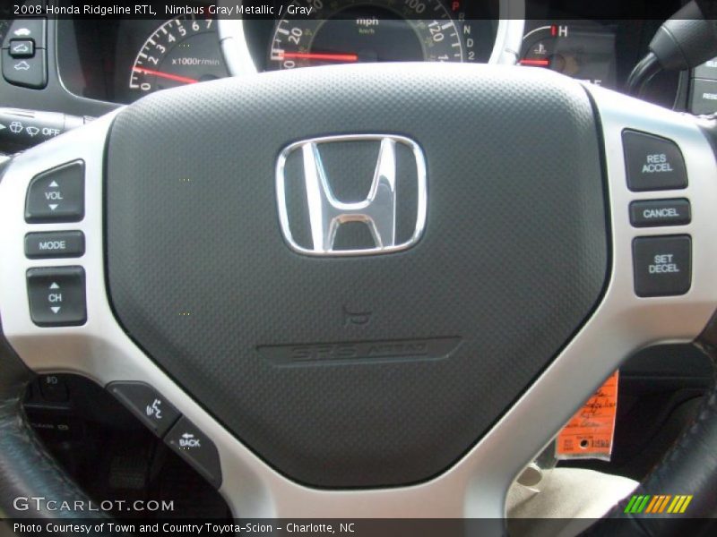 Nimbus Gray Metallic / Gray 2008 Honda Ridgeline RTL