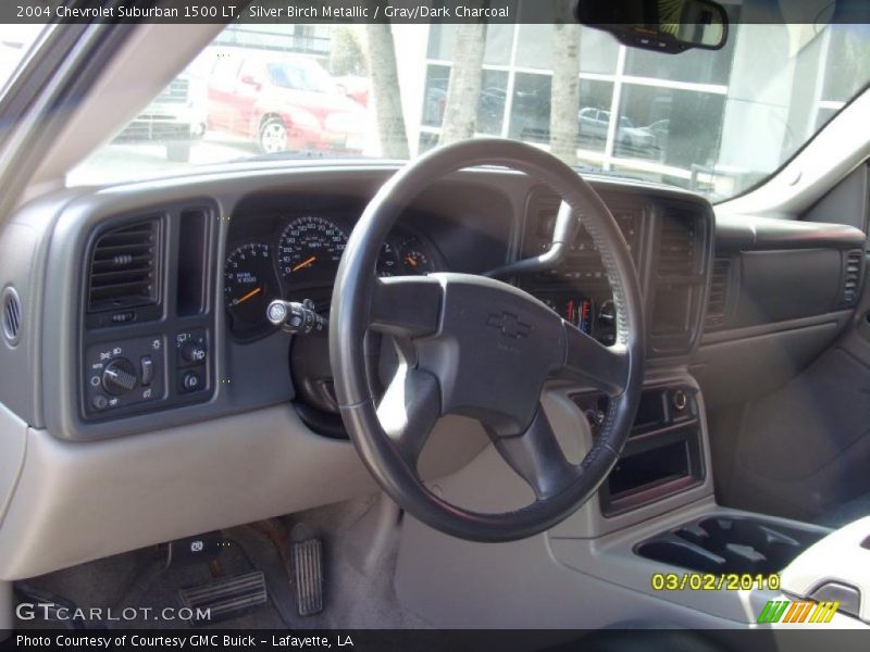 Silver Birch Metallic / Gray/Dark Charcoal 2004 Chevrolet Suburban 1500 LT