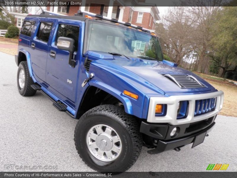 Pacific Blue / Ebony 2006 Hummer H2 SUV