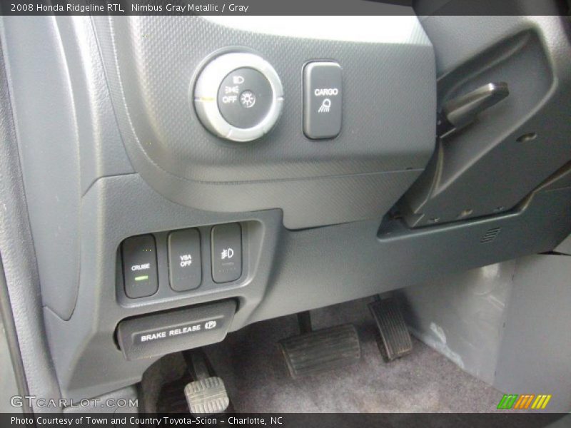 Nimbus Gray Metallic / Gray 2008 Honda Ridgeline RTL