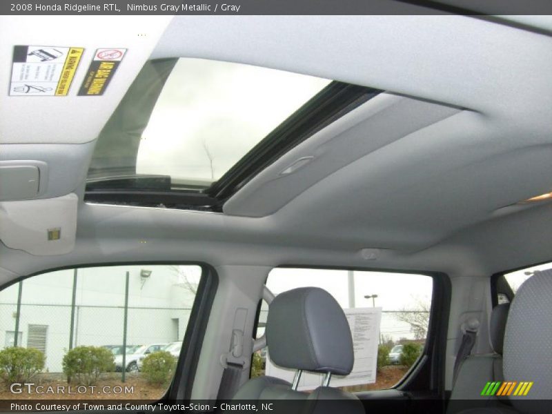 Nimbus Gray Metallic / Gray 2008 Honda Ridgeline RTL