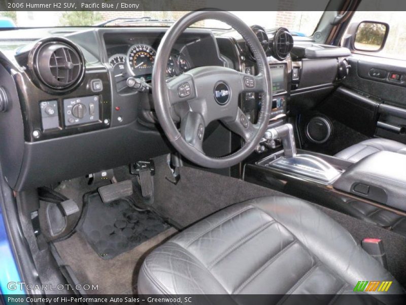 Pacific Blue / Ebony 2006 Hummer H2 SUV