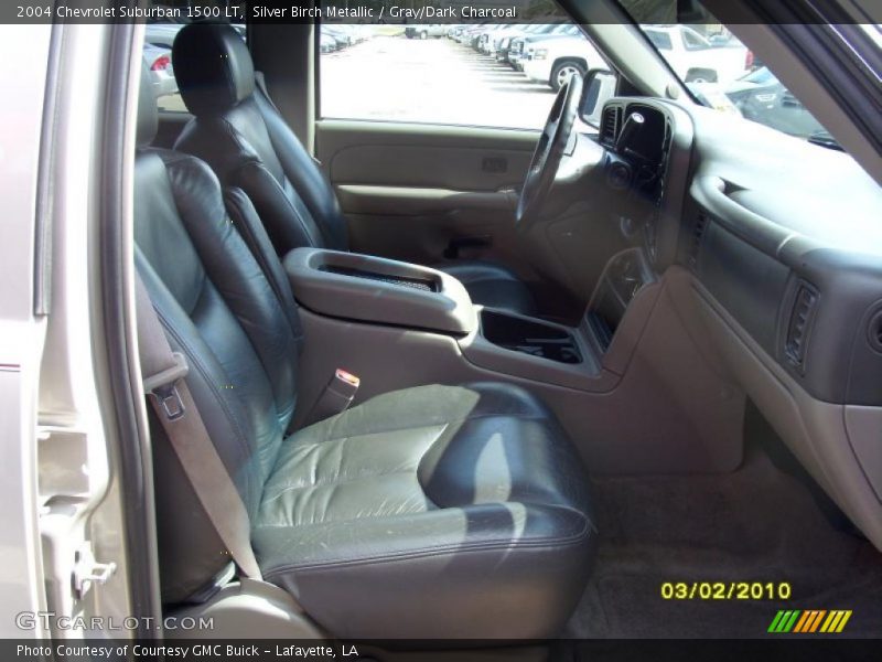 Silver Birch Metallic / Gray/Dark Charcoal 2004 Chevrolet Suburban 1500 LT