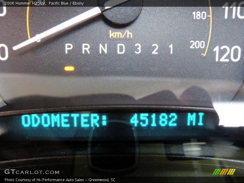 Pacific Blue / Ebony 2006 Hummer H2 SUV