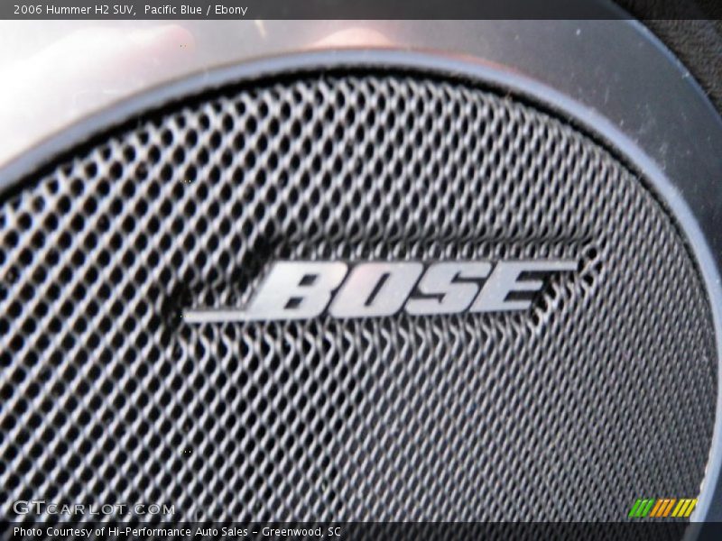 Pacific Blue / Ebony 2006 Hummer H2 SUV