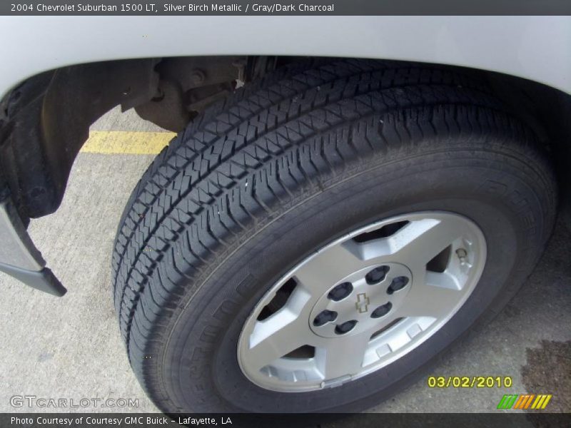 Silver Birch Metallic / Gray/Dark Charcoal 2004 Chevrolet Suburban 1500 LT